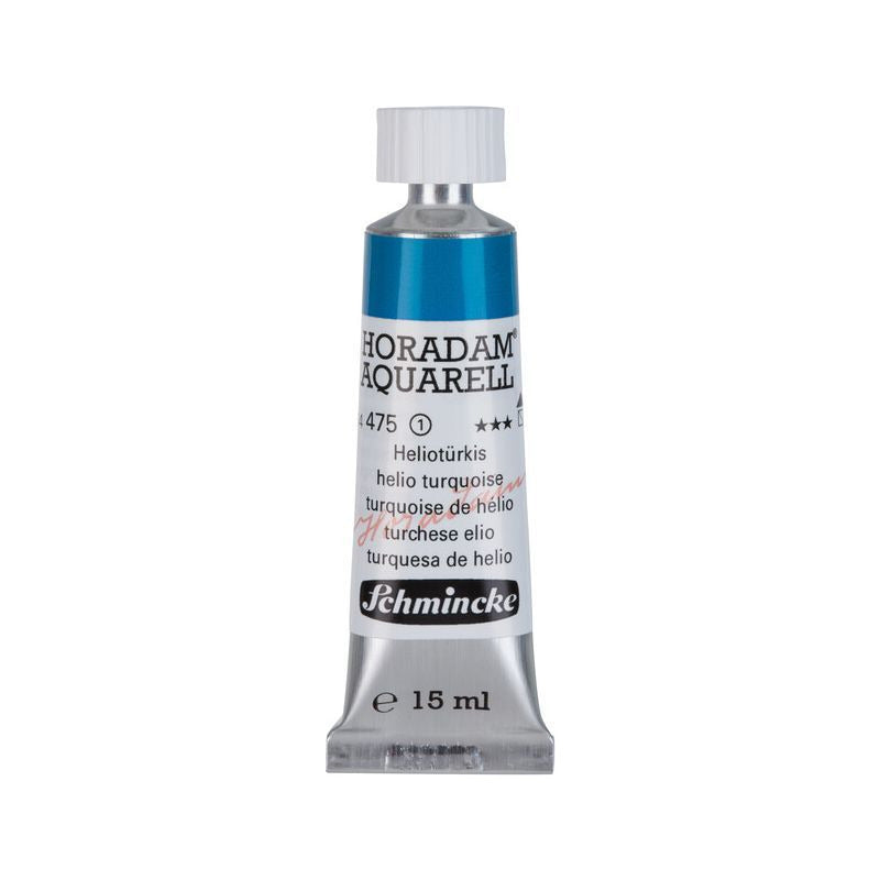 Schmincke Horadam акварелна боя в тубичка 15 ml - Onetz – 475 Хелио тюркоаз