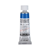 Schmincke Horadam акварелна боя в тубичка 15 ml - Onetz – 484 Фтало синьо