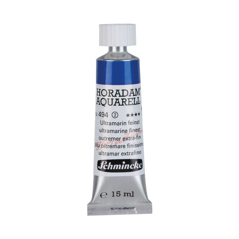 Schmincke Horadam акварелна боя в тубичка 15 ml - Onetz – 494 Ултрамарин фин