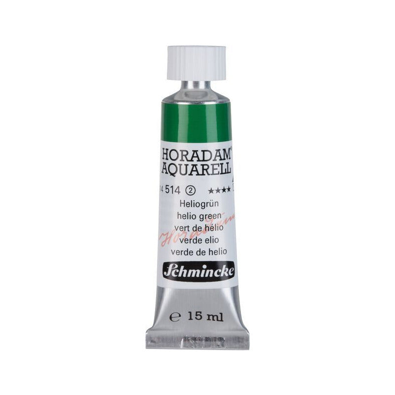 Schmincke Horadam акварелна боя в тубичка 15 ml - Onetz – 514 Хелио зелено