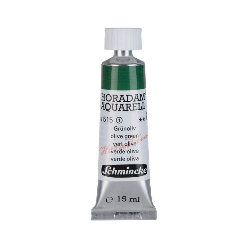 Schmincke Horadam акварелна боя в тубичка 15 ml - Onetz – 515 Маслинено зелено