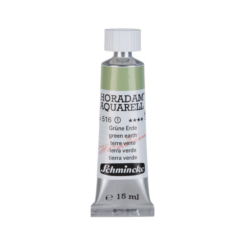 Schmincke Horadam акварелна боя в тубичка 15 ml - Onetz – 516 Зелена земя