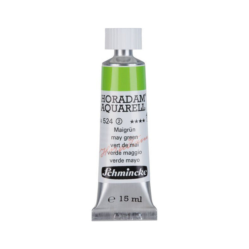 Schmincke Horadam акварелна боя в тубичка 15 ml - Onetz – 524 Майско зелено