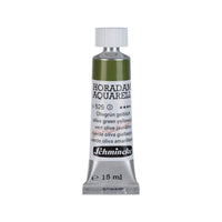 Schmincke Horadam акварелна боя в тубичка 15 ml - Onetz – 525 Маслинено зелено жълтеникаво