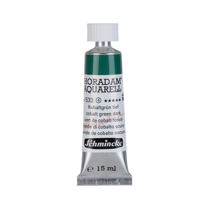 Schmincke Horadam акварелна боя в тубичка 15 ml - Onetz – 533 Кобалтово зелено тъмно