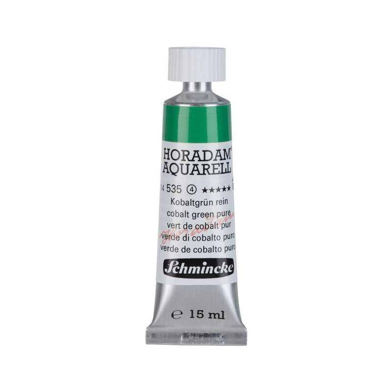 Schmincke Horadam акварелна боя в тубичка 15 ml - Onetz – 535 Кобалтово зелено чисто