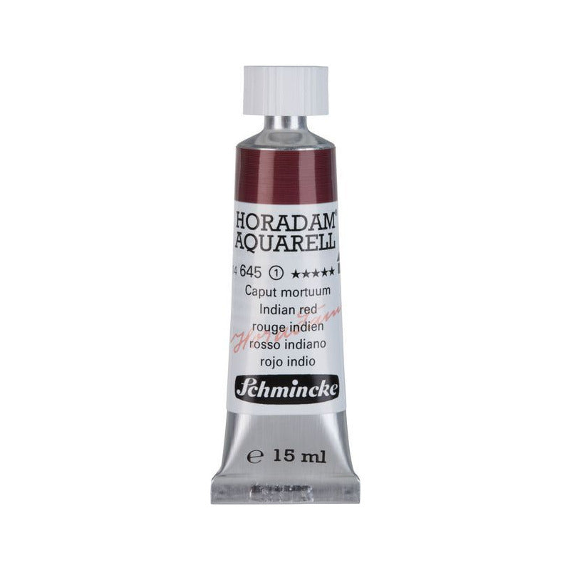 Schmincke Horadam акварелна боя в тубичка 15 ml - Onetz – 645 Индийско червено