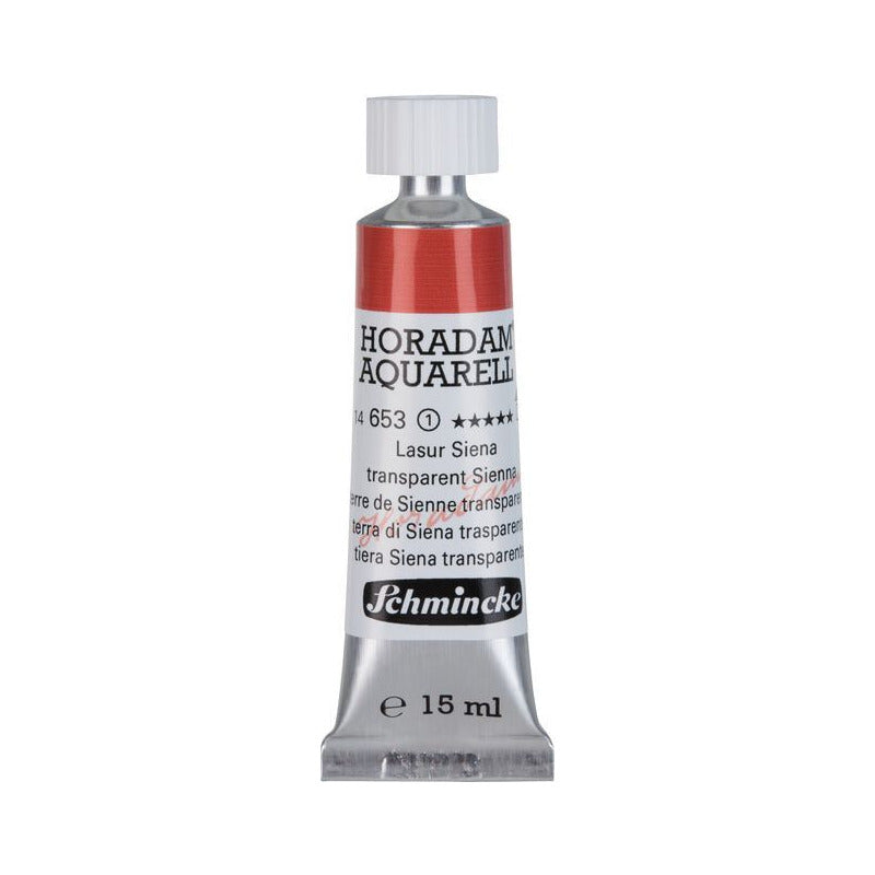 Schmincke Horadam акварелна боя в тубичка 15 ml - Onetz – 653 Прозрачна Сиена