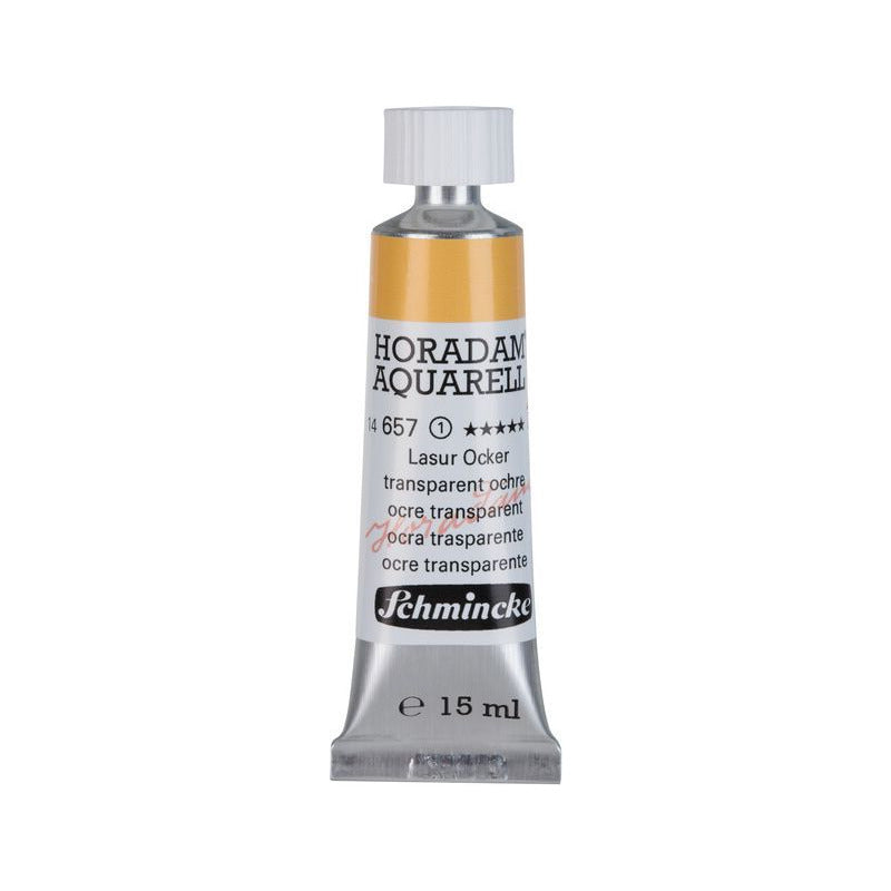 Schmincke Horadam акварелна боя в тубичка 15 ml - Onetz – 657 Прозрачна охра