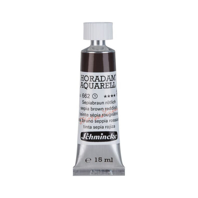 Schmincke Horadam акварелна боя в тубичка 15 ml - Onetz – 662 Сепия кафяво червеникаво