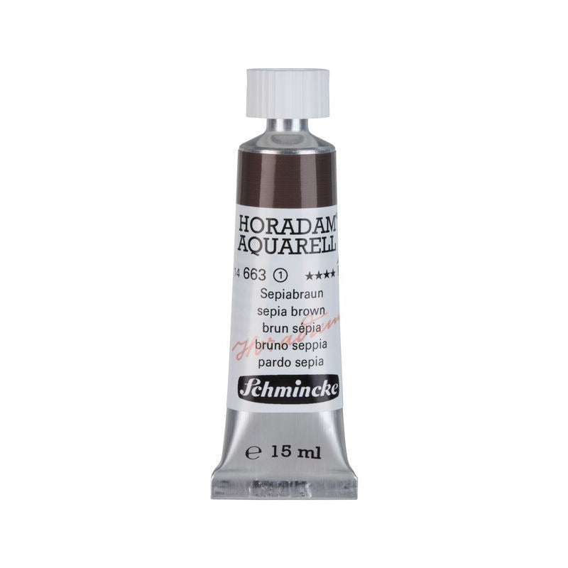 Schmincke Horadam акварелна боя в тубичка 15 ml - Onetz – 663 Сепия кафяво