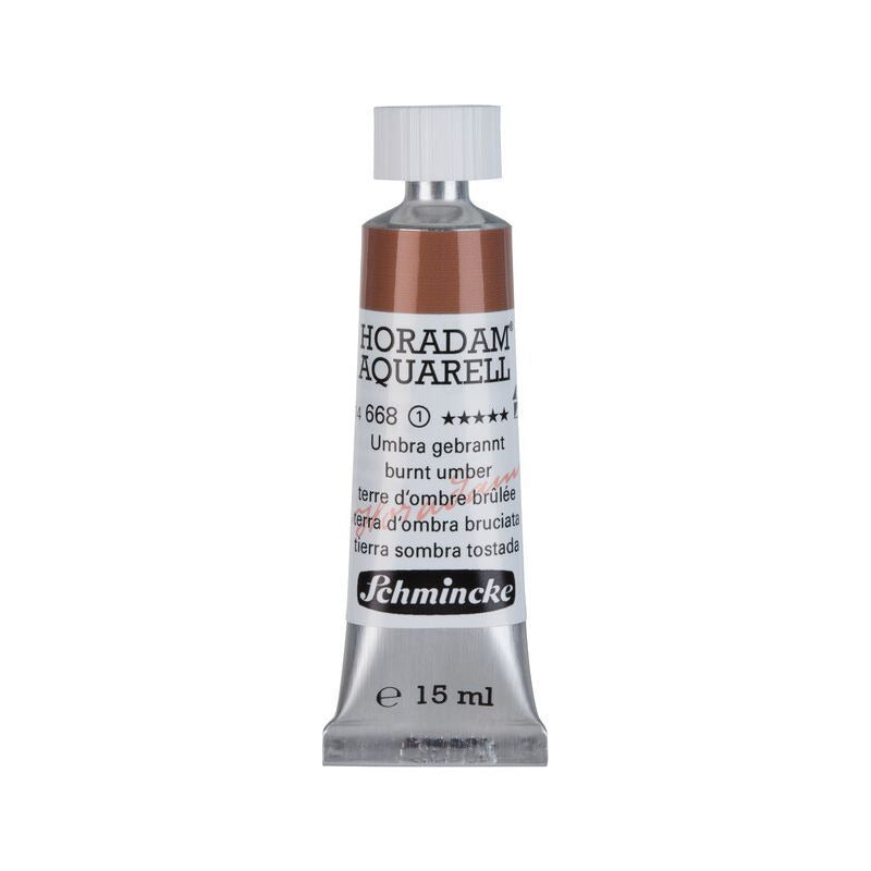 Schmincke Horadam акварелна боя в тубичка 15 ml - Onetz – 668 Печена умбра