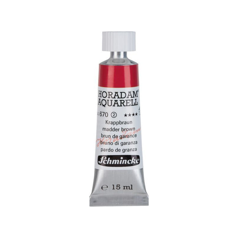Schmincke Horadam акварелна боя в тубичка 15 ml - Onetz – 670 Кафяв брош