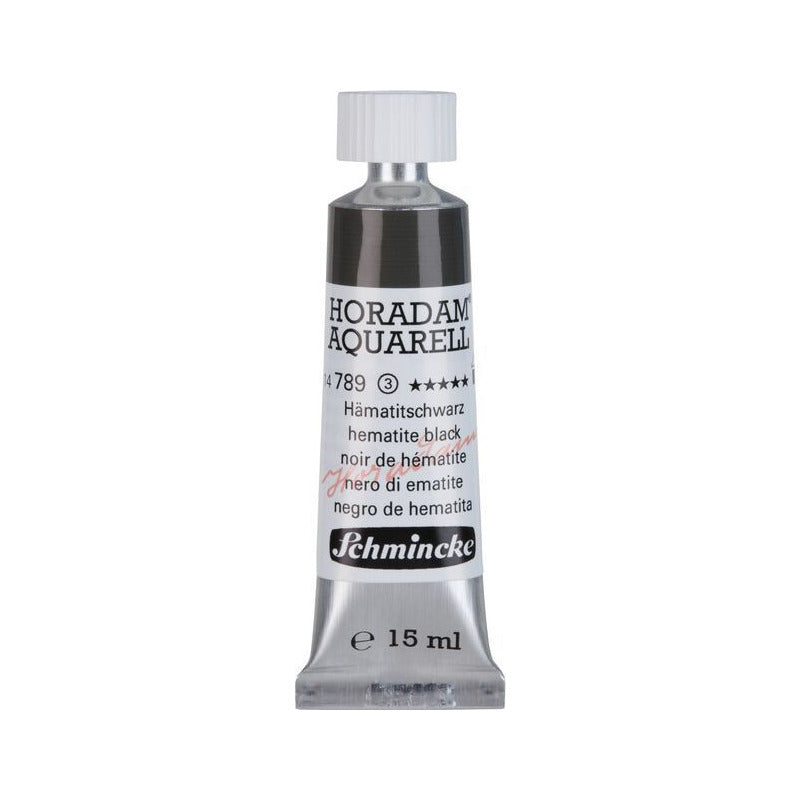 Schmincke Horadam акварелна боя в тубичка 15 ml - Onetz – 789 Хематитово черно