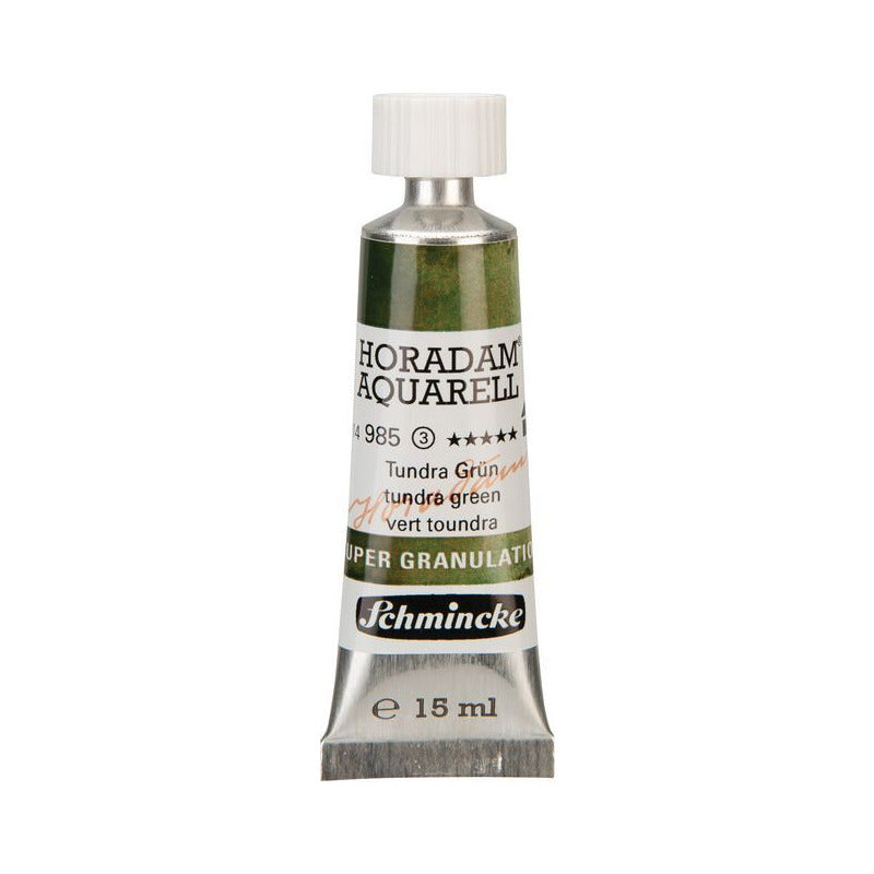 Schmincke Horadam акварелна боя в тубичка 15 ml - Onetz – 985 Тундра зелено