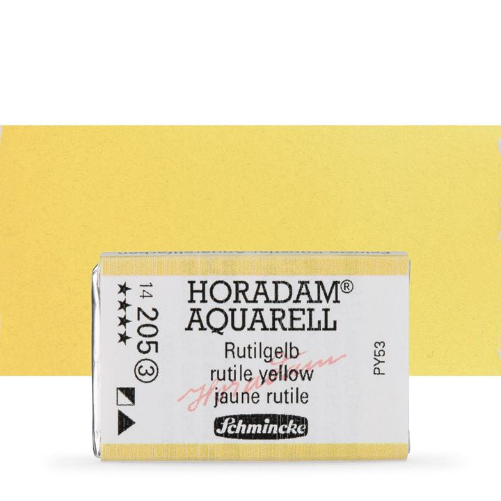 Schmincke Horadam акварелни бои в цяло контейнерче – 205 Rutile Yellow