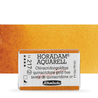 Schmincke Horadam акварелни бои в цяло контейнерче – 217 Quinacridone Gold Hue
