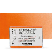 Schmincke Horadam акварелни бои в цяло контейнерче – 218 Transparent Orange