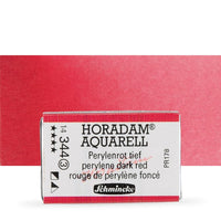 Schmincke Horadam акварелни бои в цяло контейнерче – 344 Perylene Dark Red