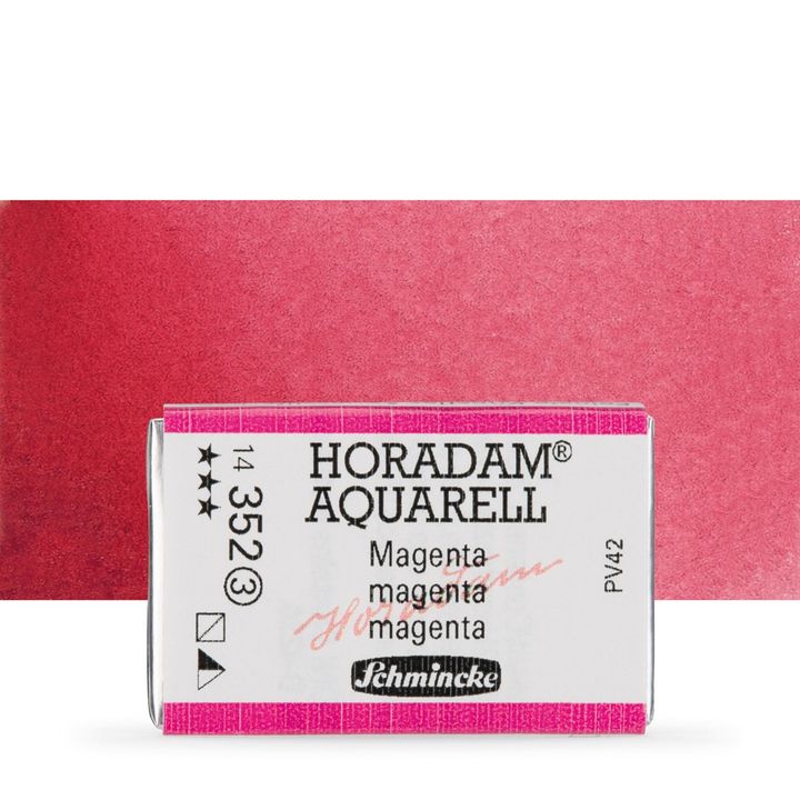 Schmincke Horadam акварелни бои в цяло контейнерче – 352 Magenta