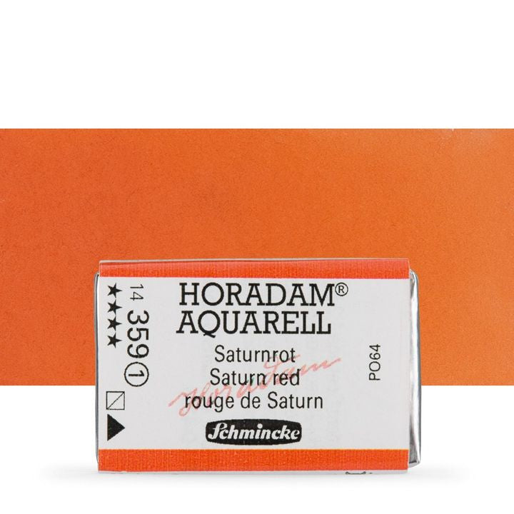 Schmincke Horadam акварелни бои в цяло контейнерче – 359 Saturn Red