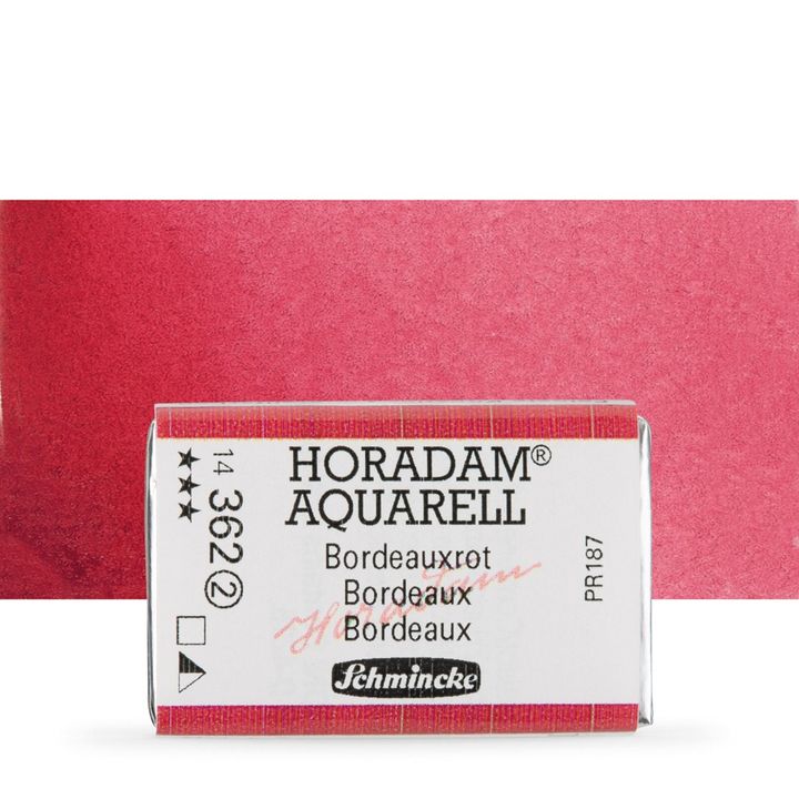 Schmincke Horadam акварелни бои в цяло контейнерче – 362 Bordeaux