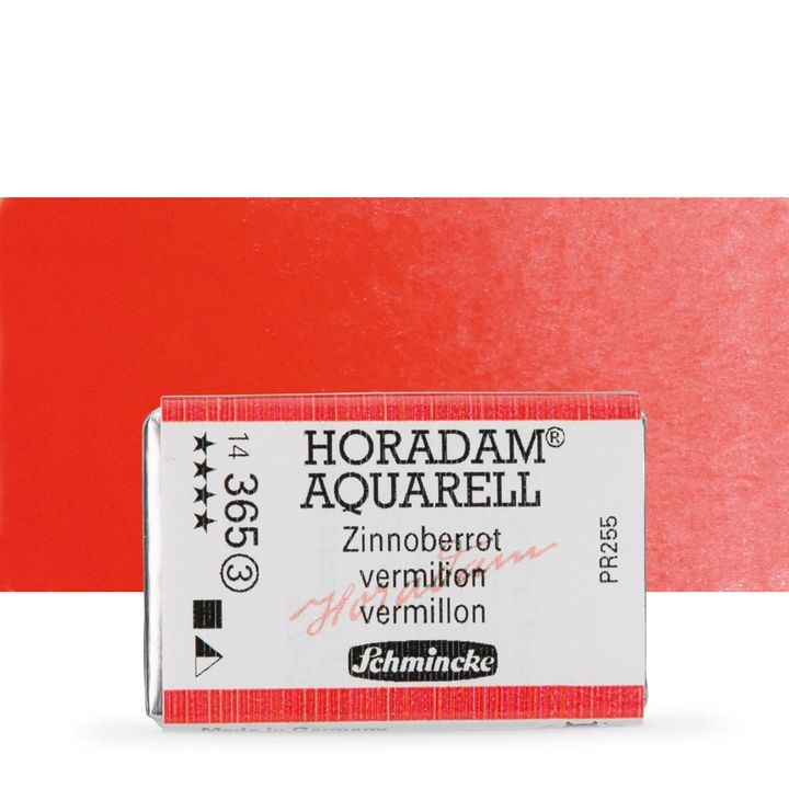 Schmincke Horadam акварелни бои в цяло контейнерче – 365 Vermilion