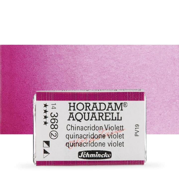 Schmincke Horadam акварелни бои в цяло контейнерче – 368 Quinacridone Violet