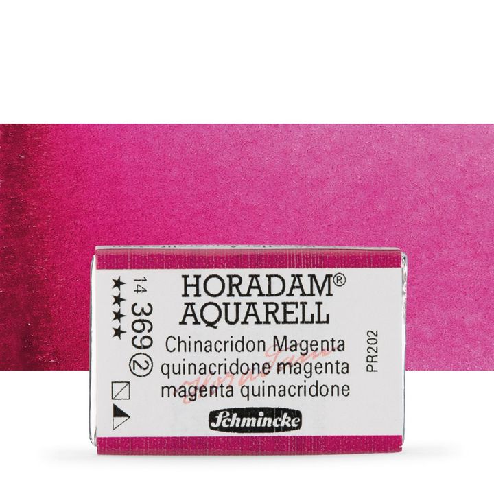 Schmincke Horadam акварелни бои в цяло контейнерче – 369 Quinacridone Magenta