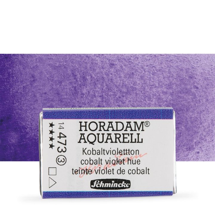 Schmincke Horadam акварелни бои в цяло контейнерче – 473 Cobalt Violet Hue