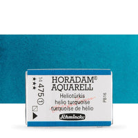 Schmincke Horadam акварелни бои в цяло контейнерче – 475 Helio Turquoise