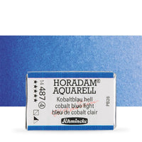 Schmincke Horadam акварелни бои в цяло контейнерче – 487 Cobalt Blue Light