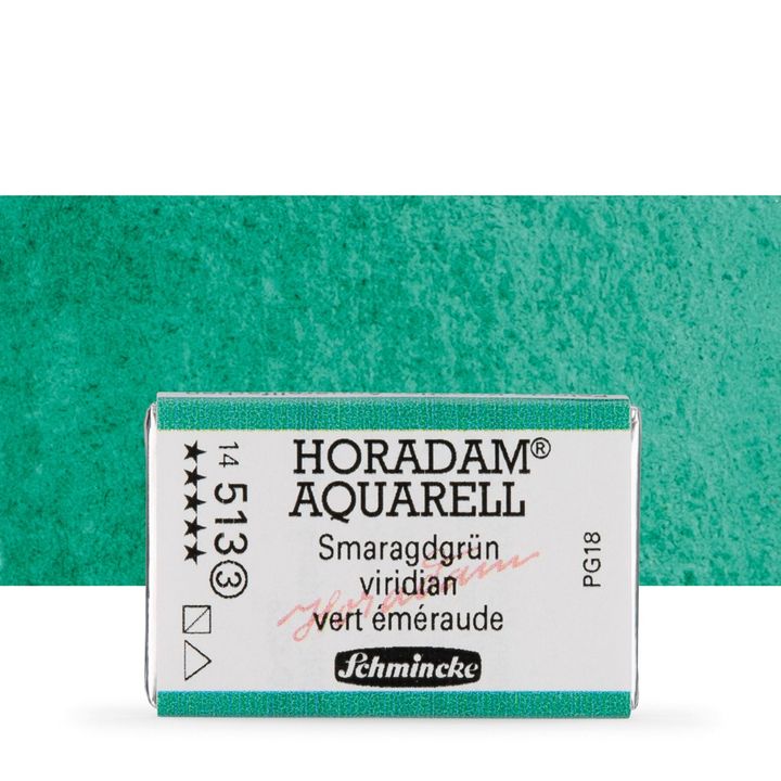 Schmincke Horadam акварелни бои в цяло контейнерче – 513 Viridian