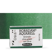 Schmincke Horadam акварелни бои в цяло контейнерче – 515 Olive Green