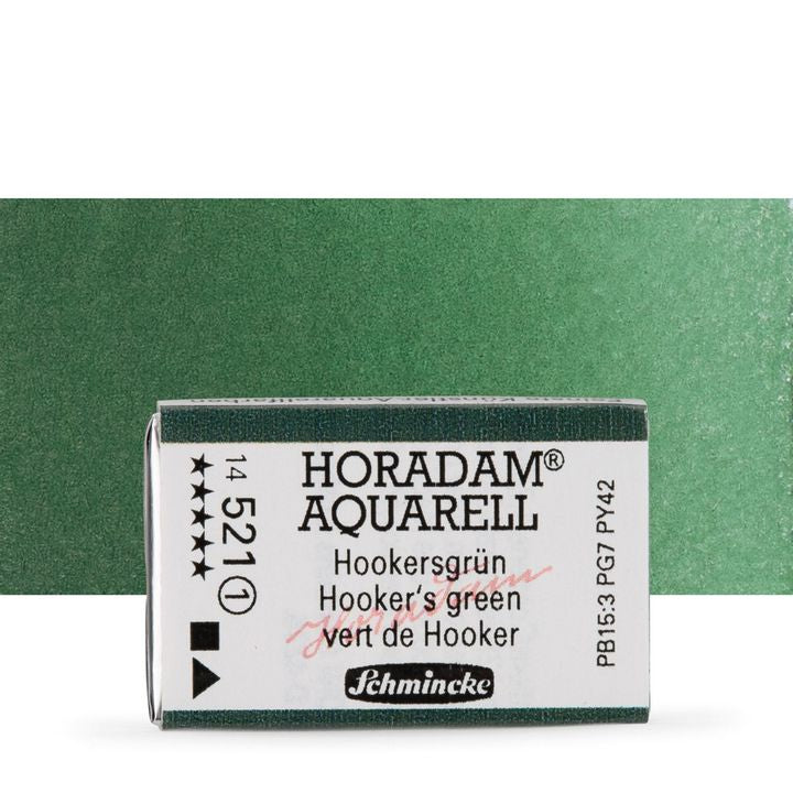 Schmincke Horadam акварелни бои в цяло контейнерче – 521 Hooker'S Green