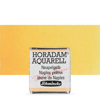 Schmincke Horadam акварелни бои в половин контейнерче – 229 Naples Yellow