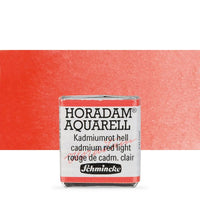 Schmincke Horadam акварелни бои в половин контейнерче – 349 Cadmium Red Light