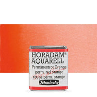 Schmincke Horadam акварелни бои в половин контейнерче – 360 Permanent Red Orange