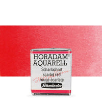 Schmincke Horadam акварелни бои в половин контейнерче – 363 Scarlet Red