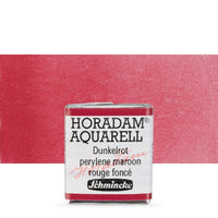 Schmincke Horadam акварелни бои в половин контейнерче – 366 Perylene Maroon