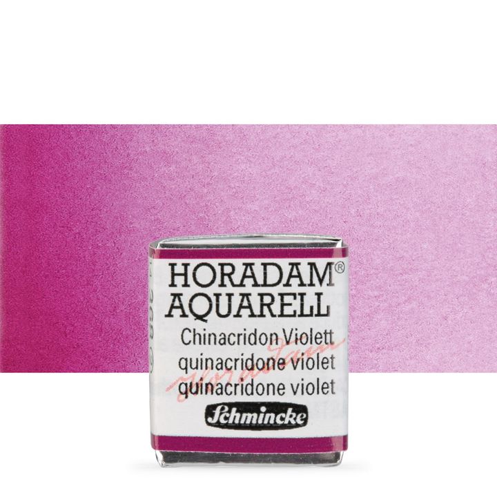 Schmincke Horadam акварелни бои в половин контейнерче – 368 Quinacridone Violet