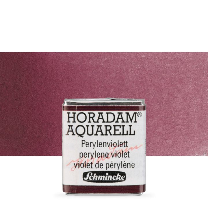 Schmincke Horadam акварелни бои в половин контейнерче – 371 Perylene Violet