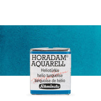 Schmincke Horadam акварелни бои в половин контейнерче – 475 Helio Turquoise