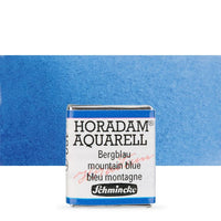 Schmincke Horadam акварелни бои в половин контейнерче – 480 Mountain Blue