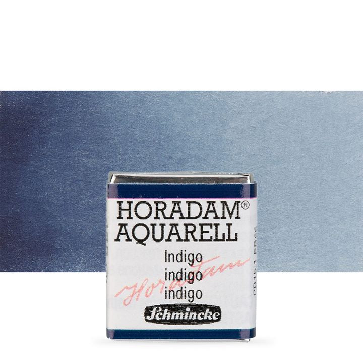 Schmincke Horadam акварелни бои в половин контейнерче – 485 Indigo