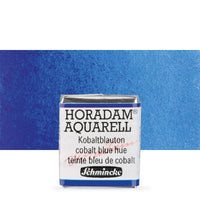 Schmincke Horadam акварелни бои в половин контейнерче – 486 Cobalt Blue Hue