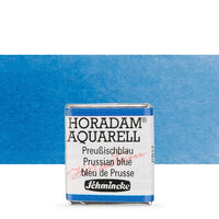 Schmincke Horadam акварелни бои в половин контейнерче – 492 Prussian Blue