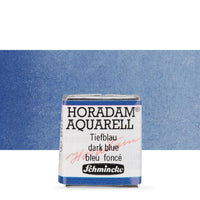 Schmincke Horadam акварелни бои в половин контейнерче – 498 Dark Blue