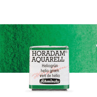 Schmincke Horadam акварелни бои в половин контейнерче – 514 Helio Green