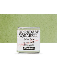 Schmincke Horadam акварелни бои в половин контейнерче – 516 Green Earth